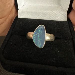 Australian Opal .925 SS Ring